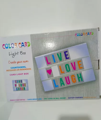 (NW00016) Color Card Light Box / Multicolor LED Light Box Letters Magic Board - Image 3