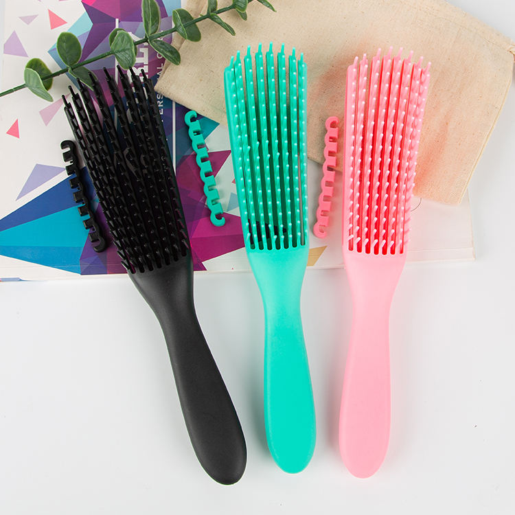 Hair Brush Scalp Massage Hair Comb Detangling Brush for Curly Hair Brush Wet Curly Hairbrush Women(random color) - Image 6