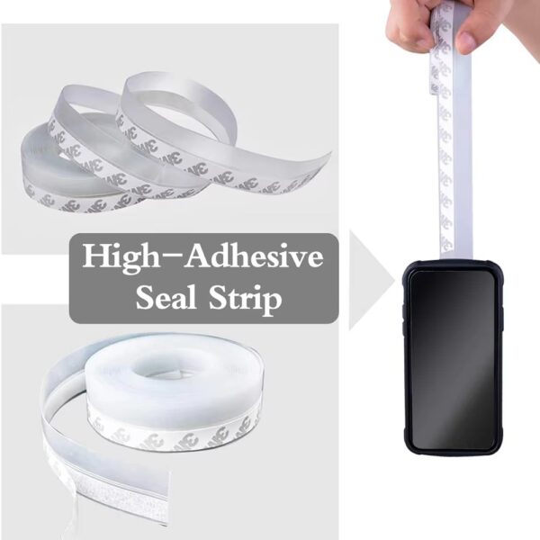 Sealing Strip Mosquito and Mouse Kitchen Stopper, Wind Dust Blocker, Water Proof,Sealer Stopper Gap Blocker Adhesive Tape Sealing Strip - Image 6