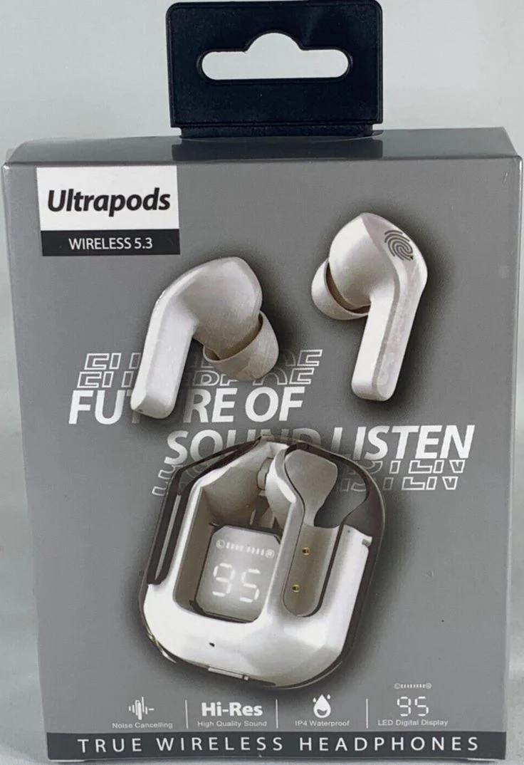Ultrapods Pro Tws Bluetooth Earbuds Wireless Headphones | Ear Buds For Men & Women (Random color)