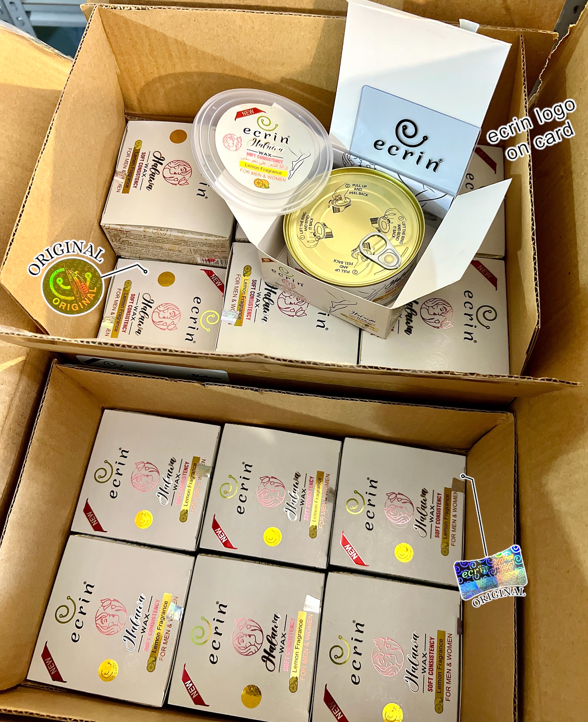 ECRINCOSMETICS  Ecrin Organic Halawa Wax - 100% Lemon & Sugar Base - Image 8