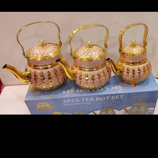 Teapot Made of Stainless Steel - - Image 4