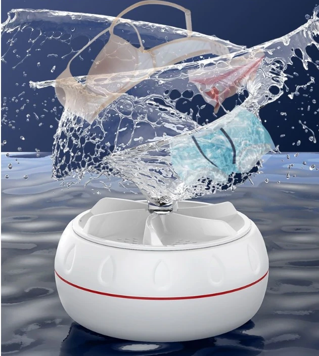 Mini Washing Machine Portable Ultrasonic Turbine Washer - Image 10
