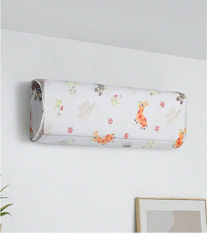 Air Conditioner Dust Cover Wall Mounted Indoor Hanging Dustproof Protective Cover (Random Print) 1 ton - Image 3
