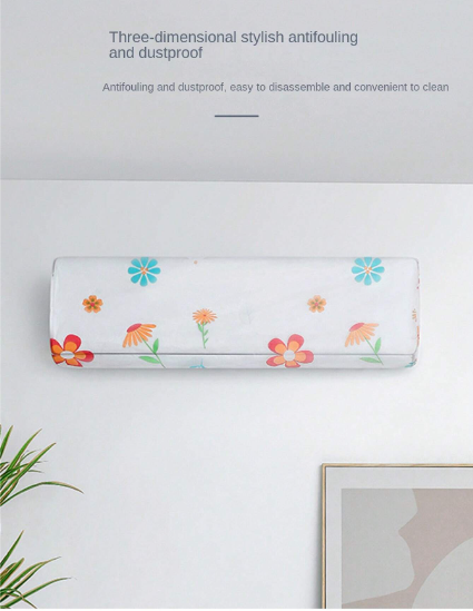 Air Conditioner Dust Cover Wall Mounted Indoor Hanging Dustproof Protective Cover (Random Print) 1 ton - Image 4