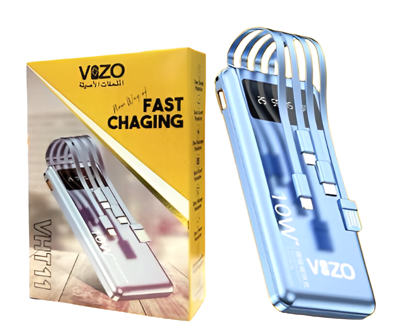 VHT- 11 10000mAH Power bank with Dual USB Ports - Image 2
