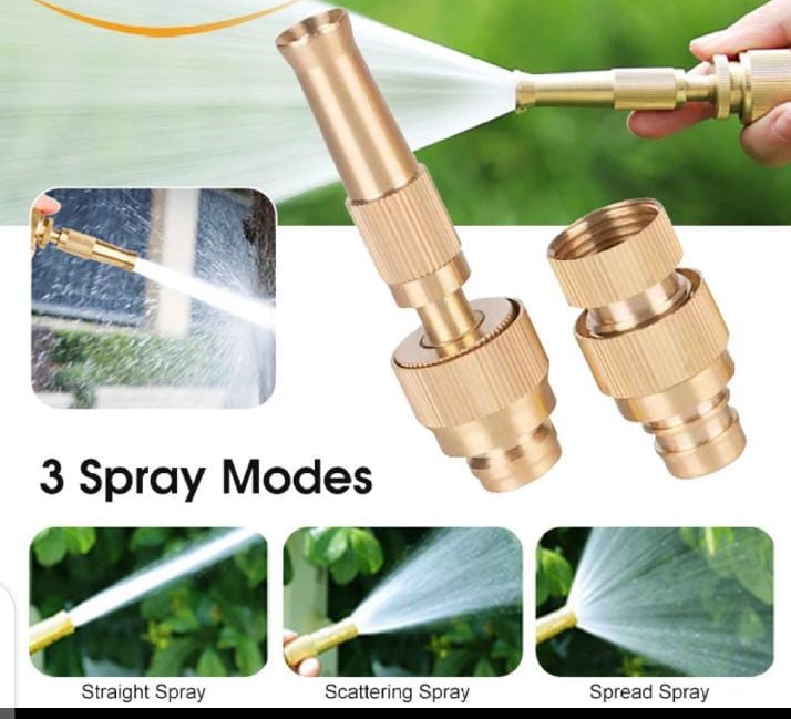 Pack of 2 Portable Water Sprayer Nozzle Adjustable High Pressure Car Washing Garden Hose Sprinkler System Car Wash Watering Water Spray Nozzle - Image 2