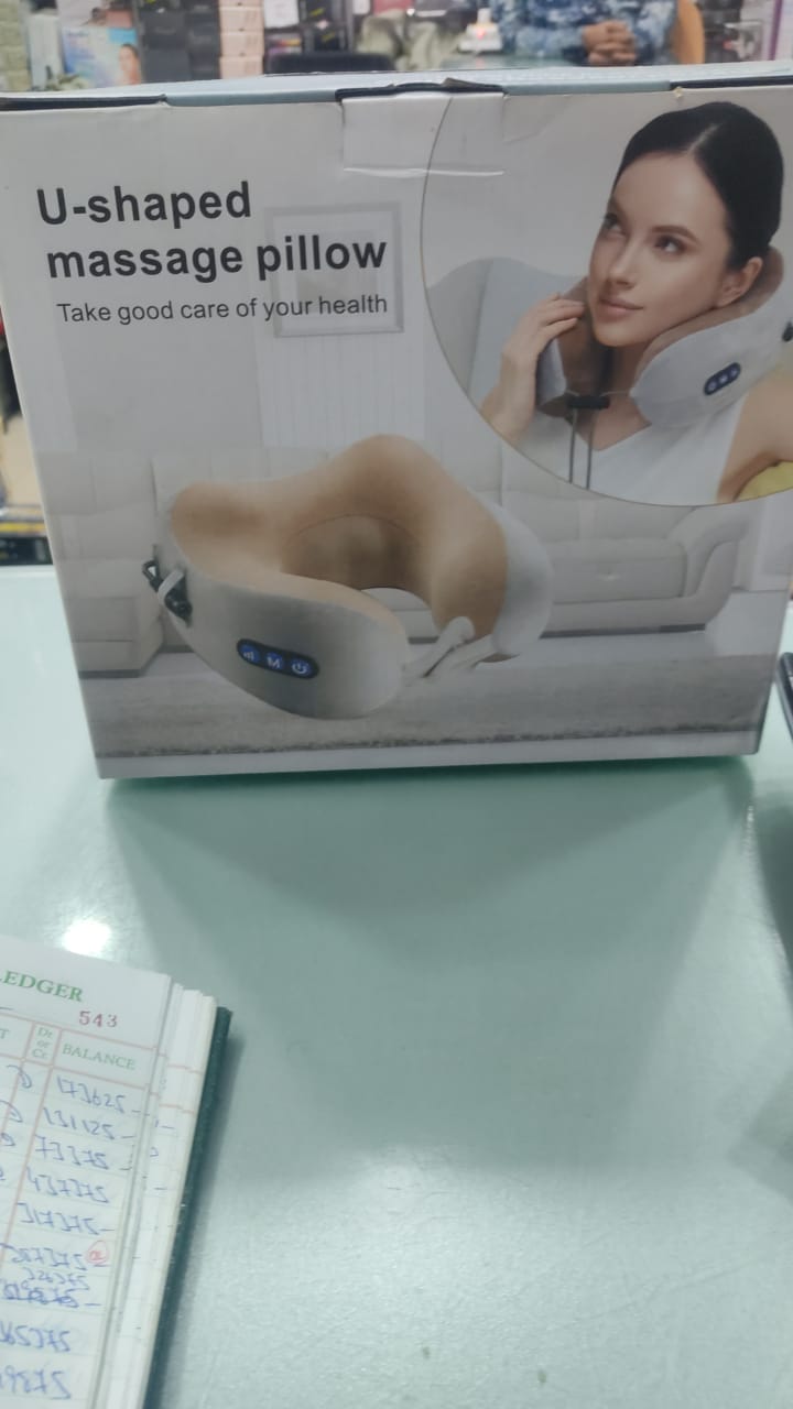 Jinserta Neck Cushion Massager - USB Charging Massage Pillow - Image 7