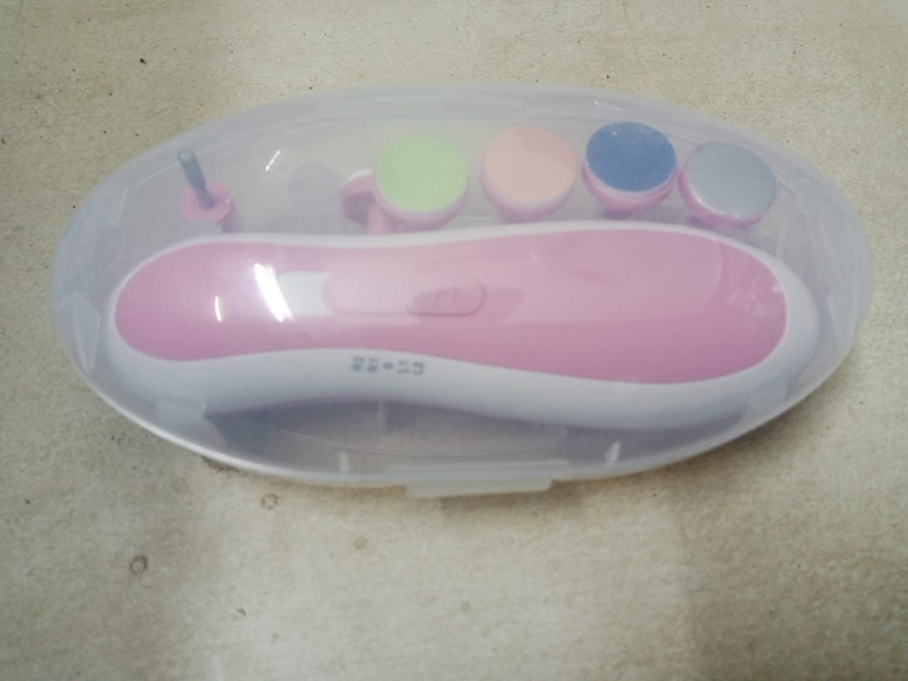 Electric Nail Clipper - Baby Nail Trimmer Clipper Set ( random color ) - Image 4