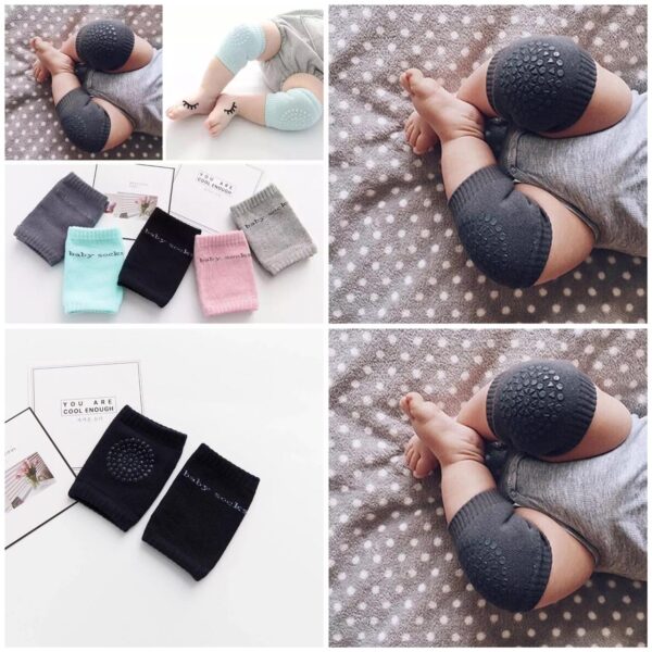 Combo pack Baby Head Protector + Knee Pad + U Shape Brush - Image 4