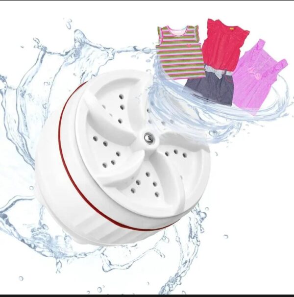Mini Washing Machine Portable Ultrasonic Turbine Washer - Image 6