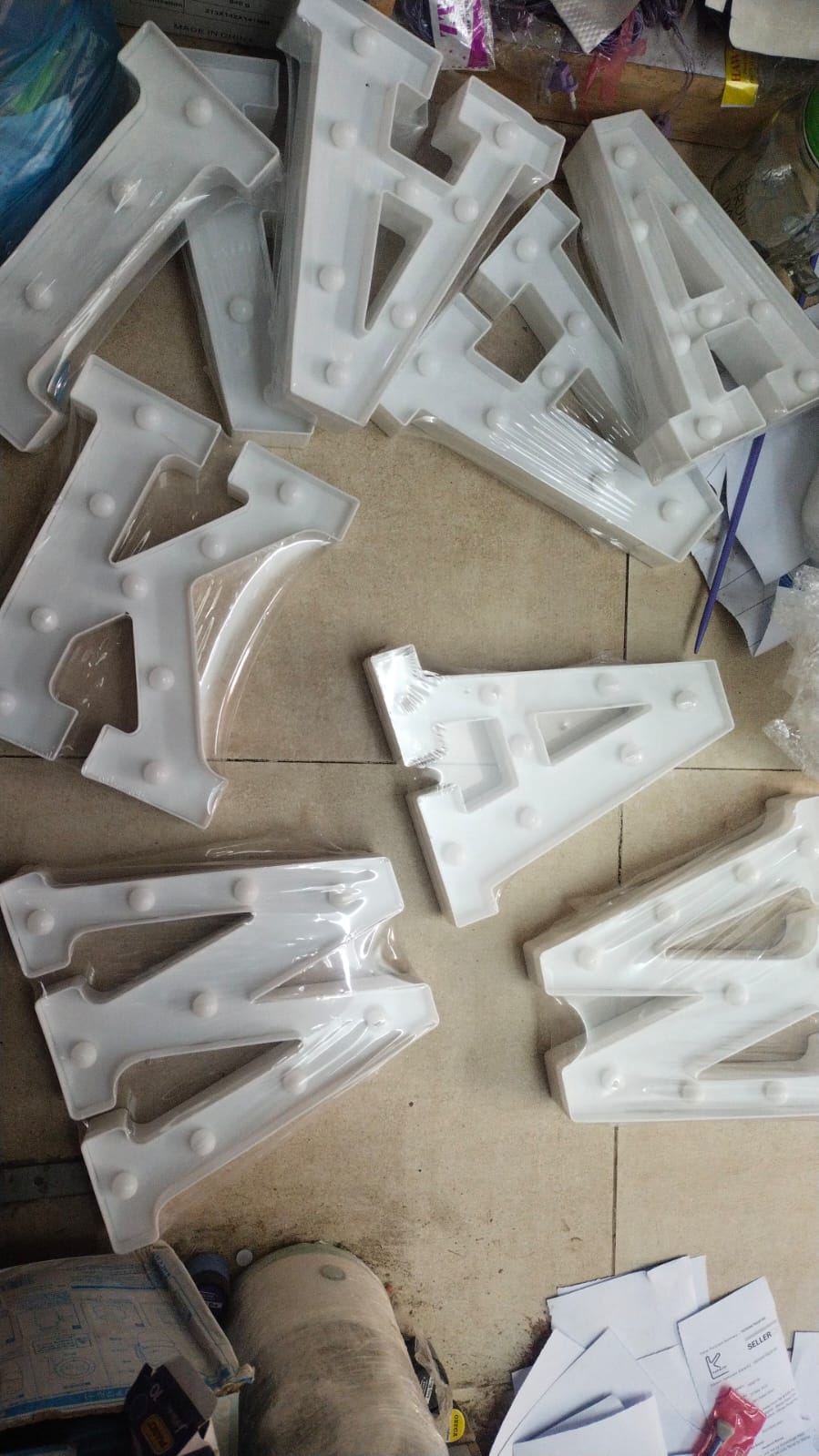 1pcs LED Alphabet Battery Operated All Led Letter A TO Z For Night Lights Wedding Birthday Party For Room and Decoration Using Without Electricity - Image 2