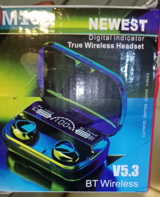 M10 Wireless Bluetooth Earbuds & Headphones Bluetooth Earphones | Bluetooth Earphones Noise Cancellation Hifi Quality - Image 3