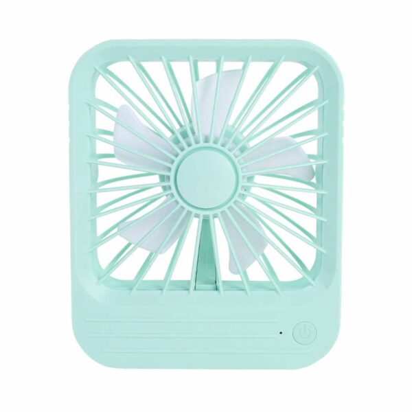Quite Hanging Desk Fan, Mini USB Rechargeable Fan, Quiet Mini Desktop Cooling Fan for Indoor Outdoor(random color ) - Image 2