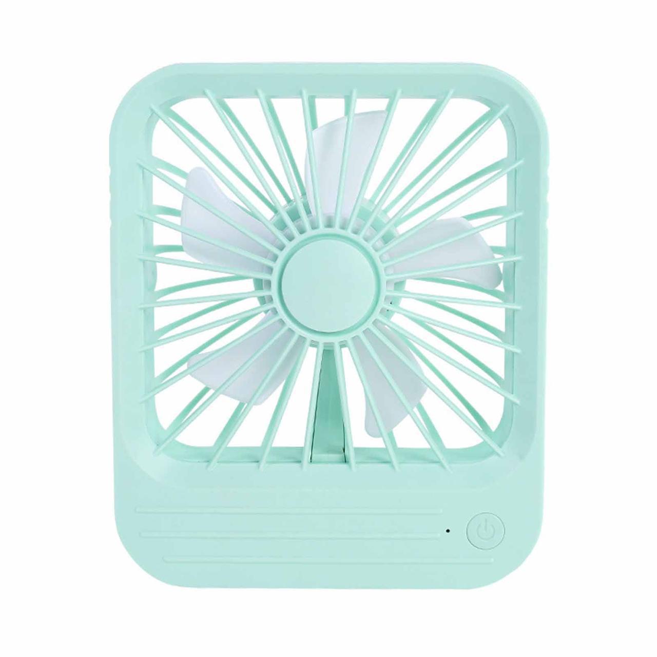 Quite Hanging Desk Fan, Mini USB Rechargeable Fan, Quiet Mini Desktop Cooling Fan for Indoor Outdoor(random color ) - Image 2