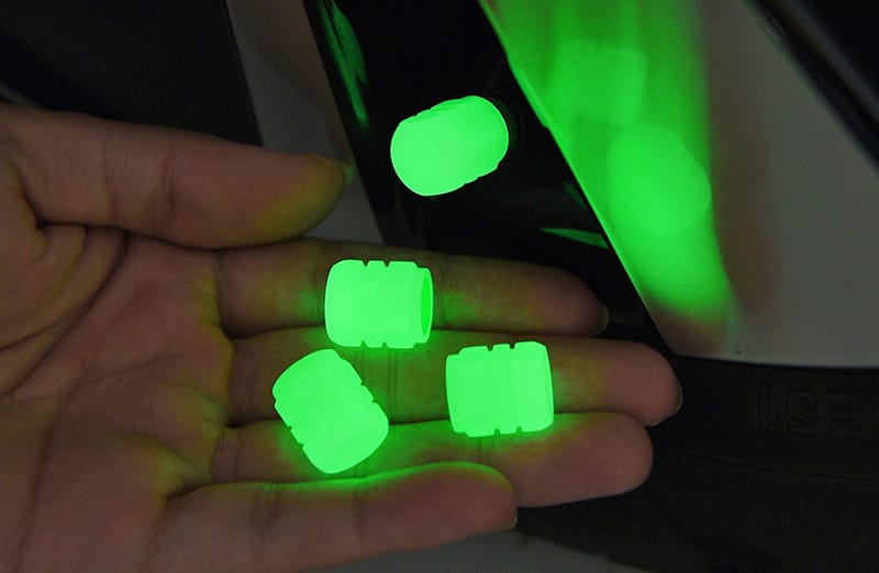 Luminous Valve Motorcycle Bicycle Bike Car Wheel Tyre Hub Cap Fluorescent Night Glowing Luminous Valve Stem Caps Decor - Image 7