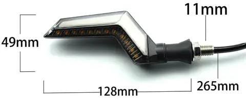 2pcs motorcycle turn signals Light indicator 12v running indicator for all bikes - Image 2