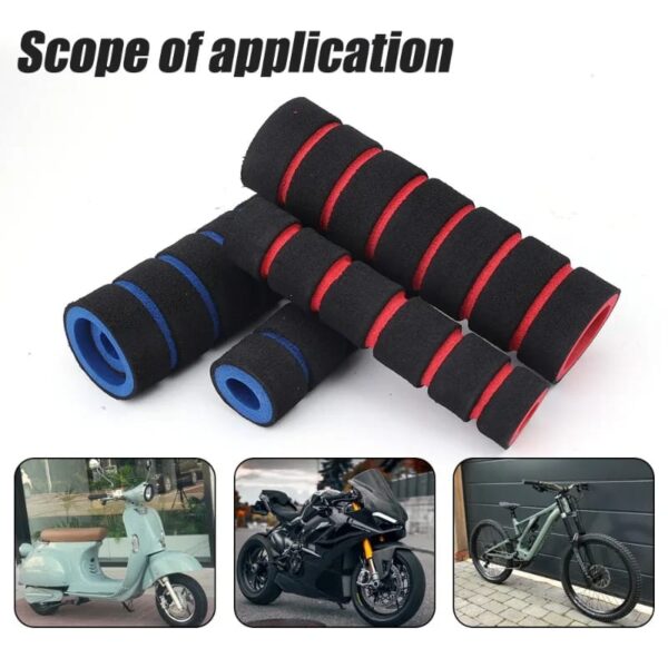 4pcs/Set Universal Grip Comfort Foam Handle Bar Motorcycle Bicycle Random Color - Image 11