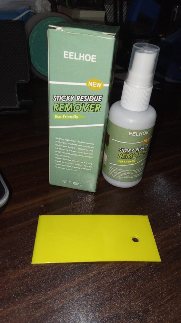Sticky Stuff Remover Gel Spray, Portable Surface Safe Adhesive Remover, Ideal for Sticky Stains such as Bubblegum, Adhesive, Tape, Label Residue (30ML) - Image 5