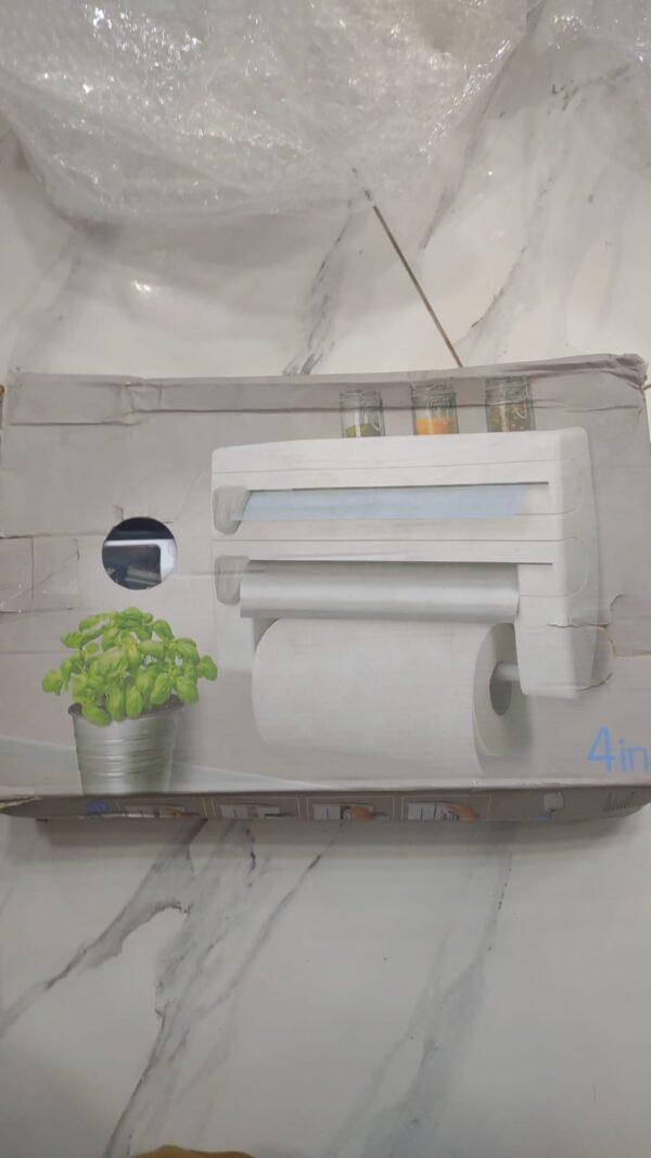 (NW000338) Wall Mount Tissue Paper Dispenser - Triple Paper Roll Dispenser Towel Holder - Image 2