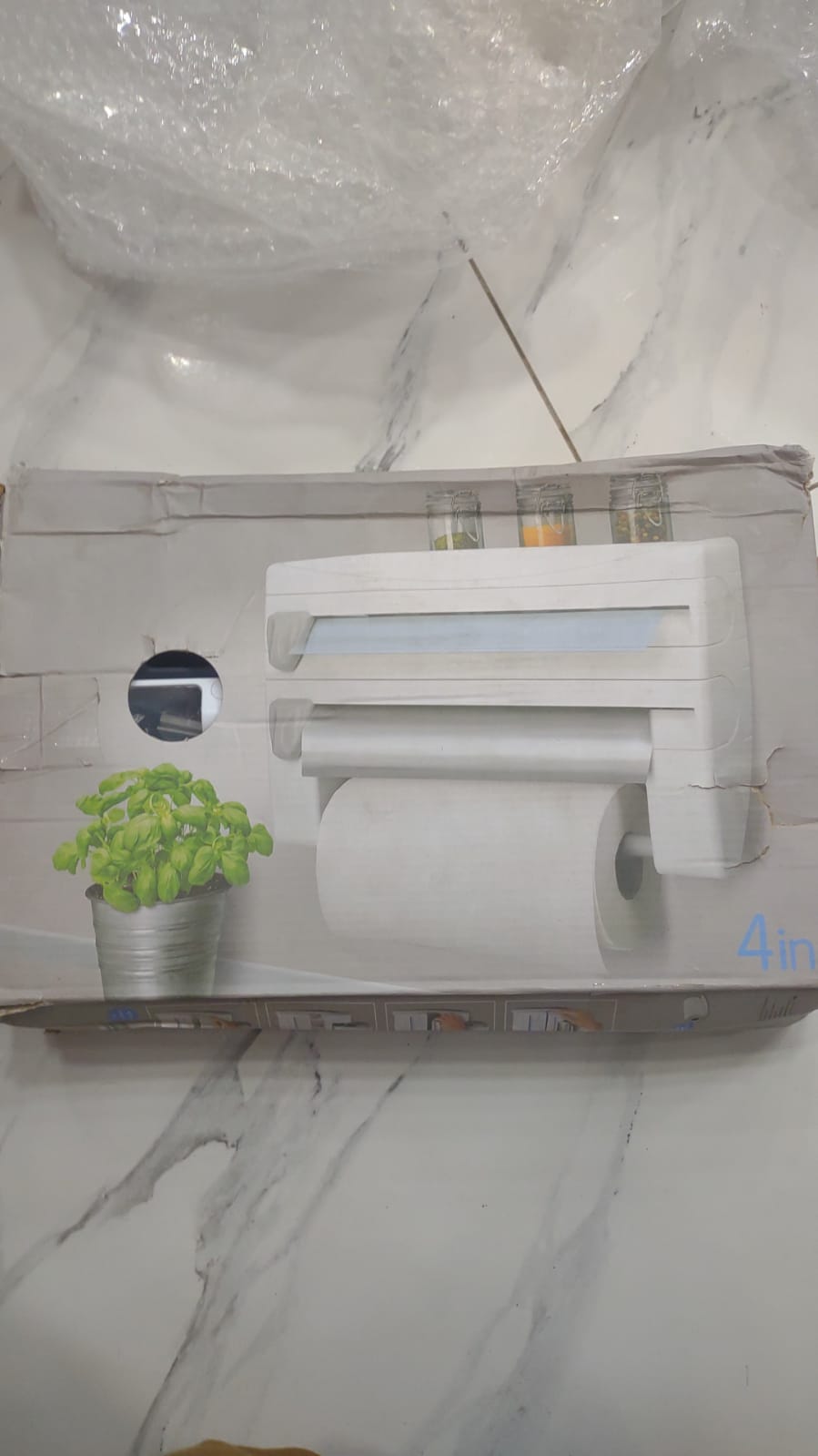 (NW000338) Wall Mount Tissue Paper Dispenser - Triple Paper Roll Dispenser Towel Holder - Image 2