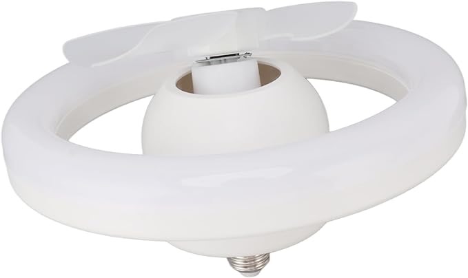 360° Rotating Socket Ceiling Fan with Light and Remote - Image 6