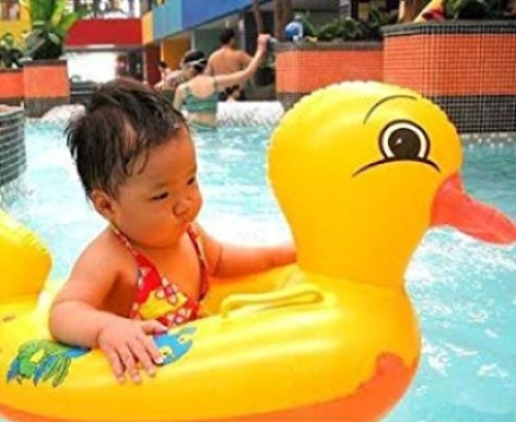 Duck Baby Floats Tube, Inflatable Duck Pool Float, Baby Floating Seat, Children Swim Ring, Kids Inflatable Floats, Yellow Duck Seat Boat for Toddler - Image 3