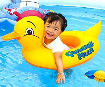 Duck Baby Floats Tube, Inflatable Duck Pool Float, Baby Floating Seat, Children Swim Ring, Kids Inflatable Floats, Yellow Duck Seat Boat for Toddler - Image 2