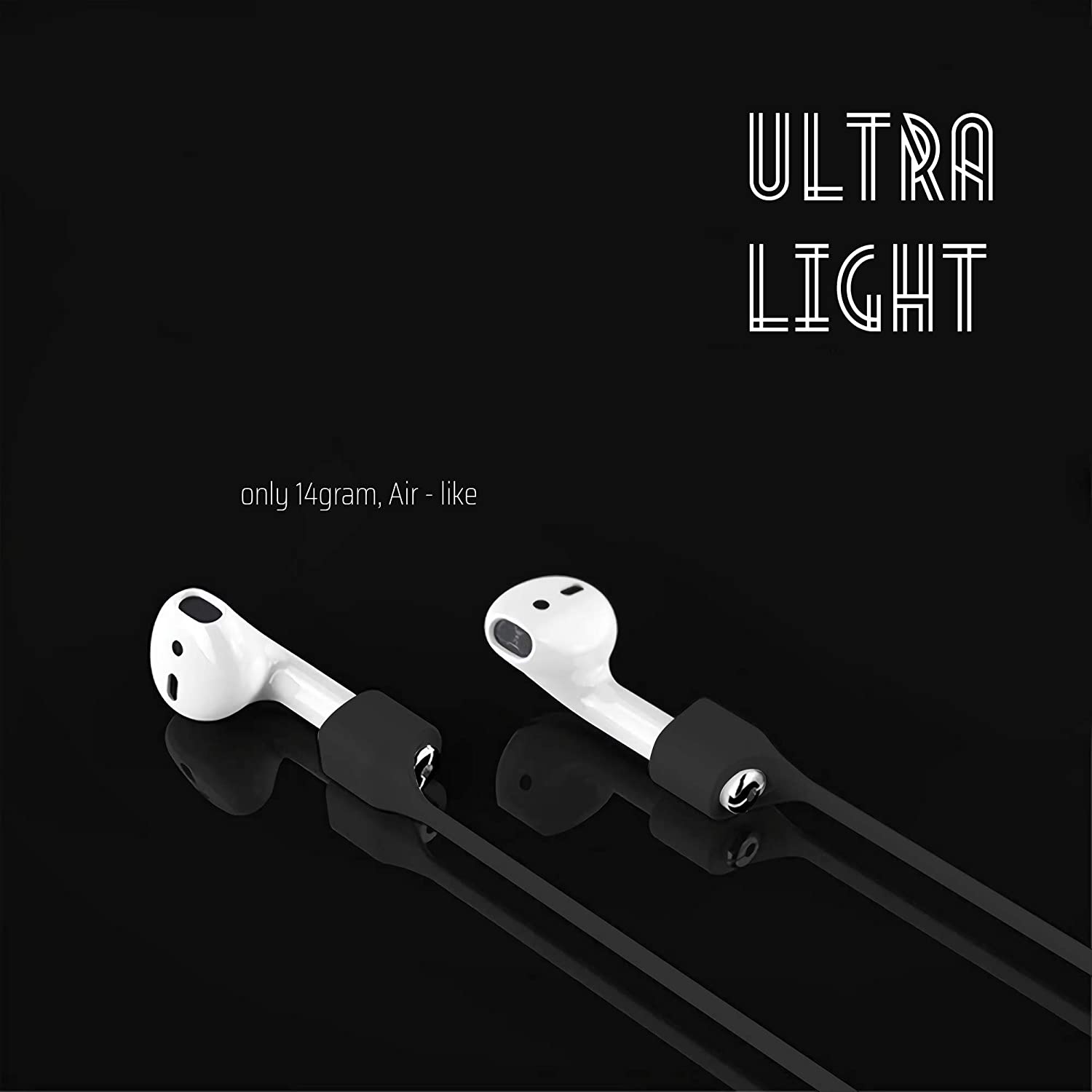 Anti Lost Silicone Earphone Rope Holder Cable For AirPods Strap Wireless Bluetooth Headphone Neck Strap Cord String 55CM - Image 7