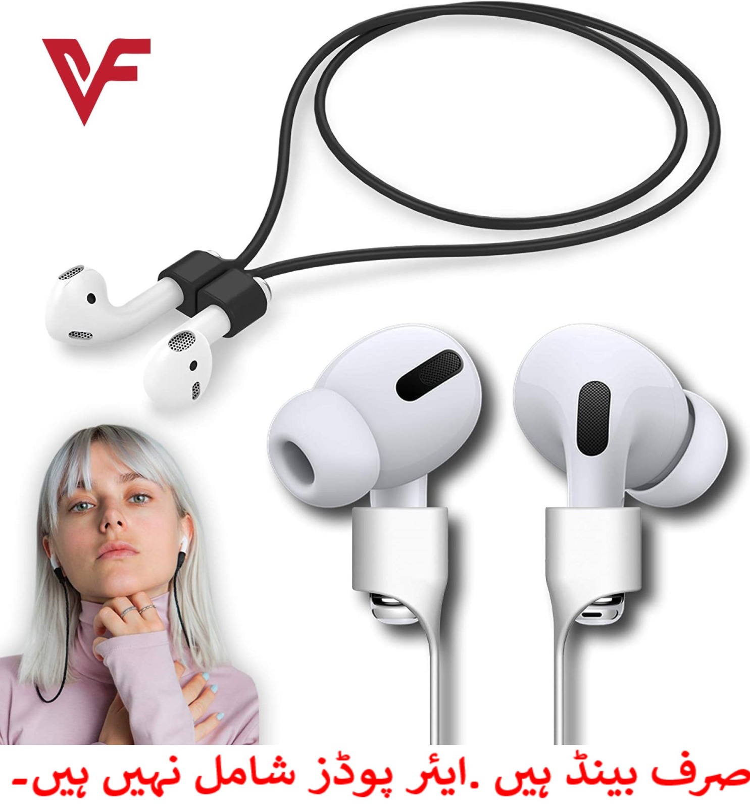 Anti Lost Silicone Earphone Rope Holder Cable For AirPods Strap Wireless Bluetooth Headphone Neck Strap Cord String 55CM - Image 15