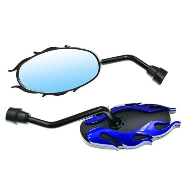 1Pair Motorcycle Universal Side Rear View Mirrors Back Side Mirrors For Dirt Bike honda Yamaha Kawasaki Suzuki TaoTao Lifan (Random Color) - Image 6