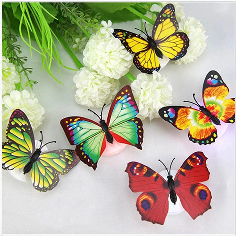 Glow In The Dark 3D Led Butterfly Night Light Led Color Changing for Kids Room (1 PCs Butterfly) - Image 5