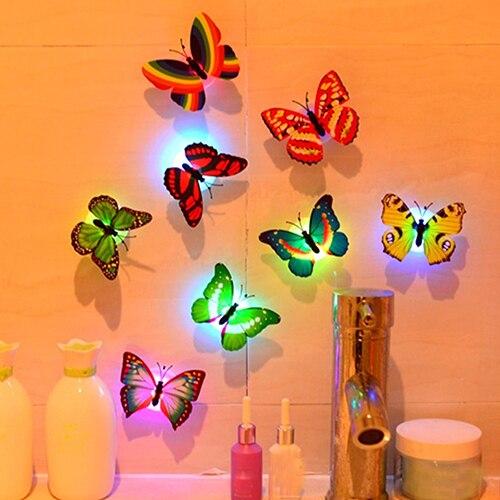 Glow In The Dark 3D Led Butterfly Night Light Led Color Changing for Kids Room (1 PCs Butterfly) - Image 7