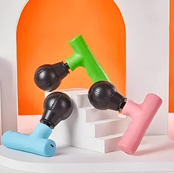 Blueide Mini rechargeable Fascial Gun Deep Muscle Massager (Random color) - Image 3