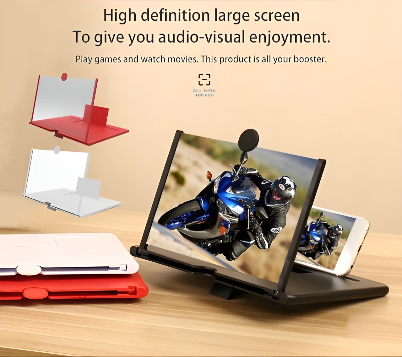Mobile Screen Magnifier | Magnify the mobile Screen for large display - 7 inch (Random color ) - Image 2