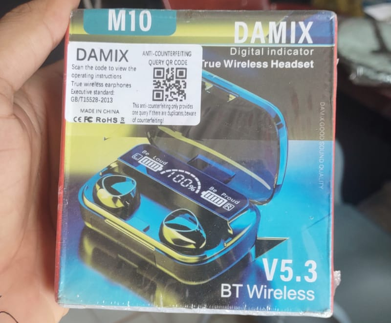M10 Wireless Bluetooth Earbuds & Bluetooth Earphones Noise Cancellation Hifi Quality - Image 2