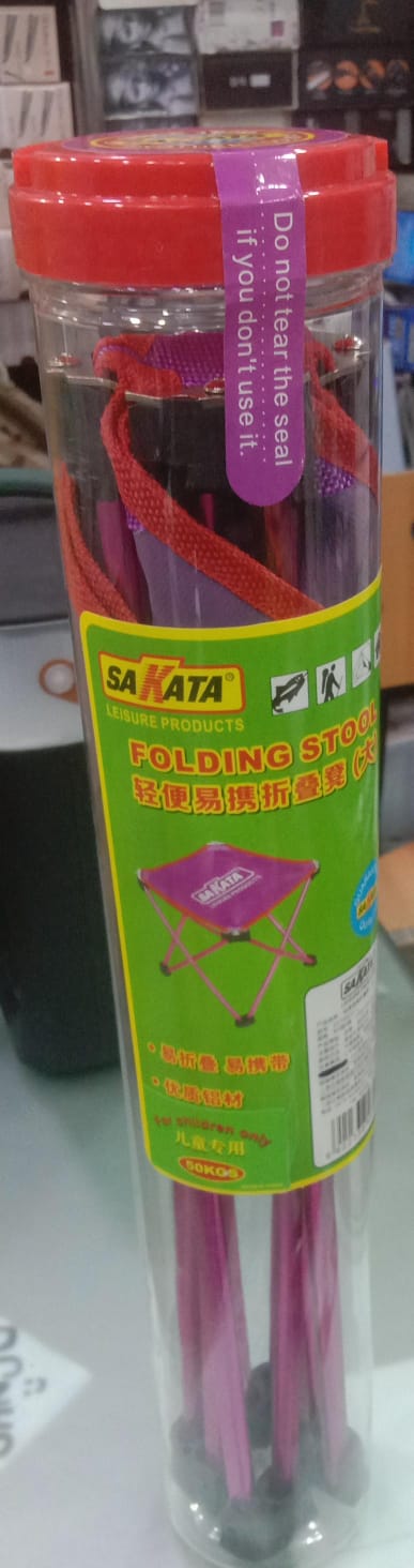 SAKATA Portable Foldable Stool (random colours) - Image 3