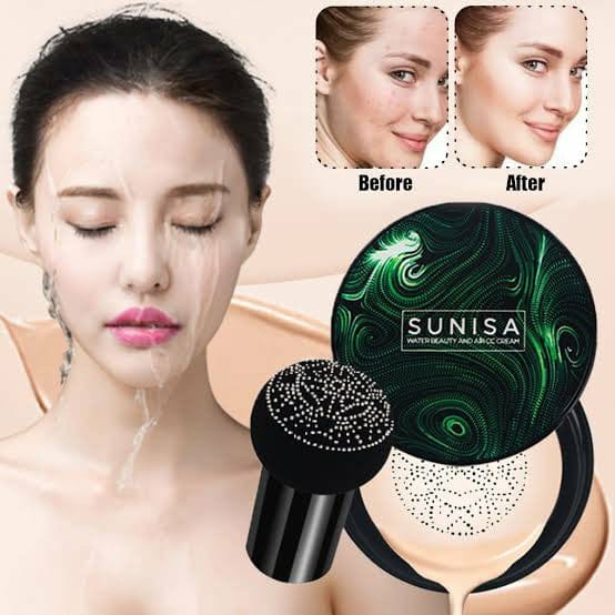 Sunisa 3 in 1 Air Cushion BB and CC Cream Foundation - Image 4