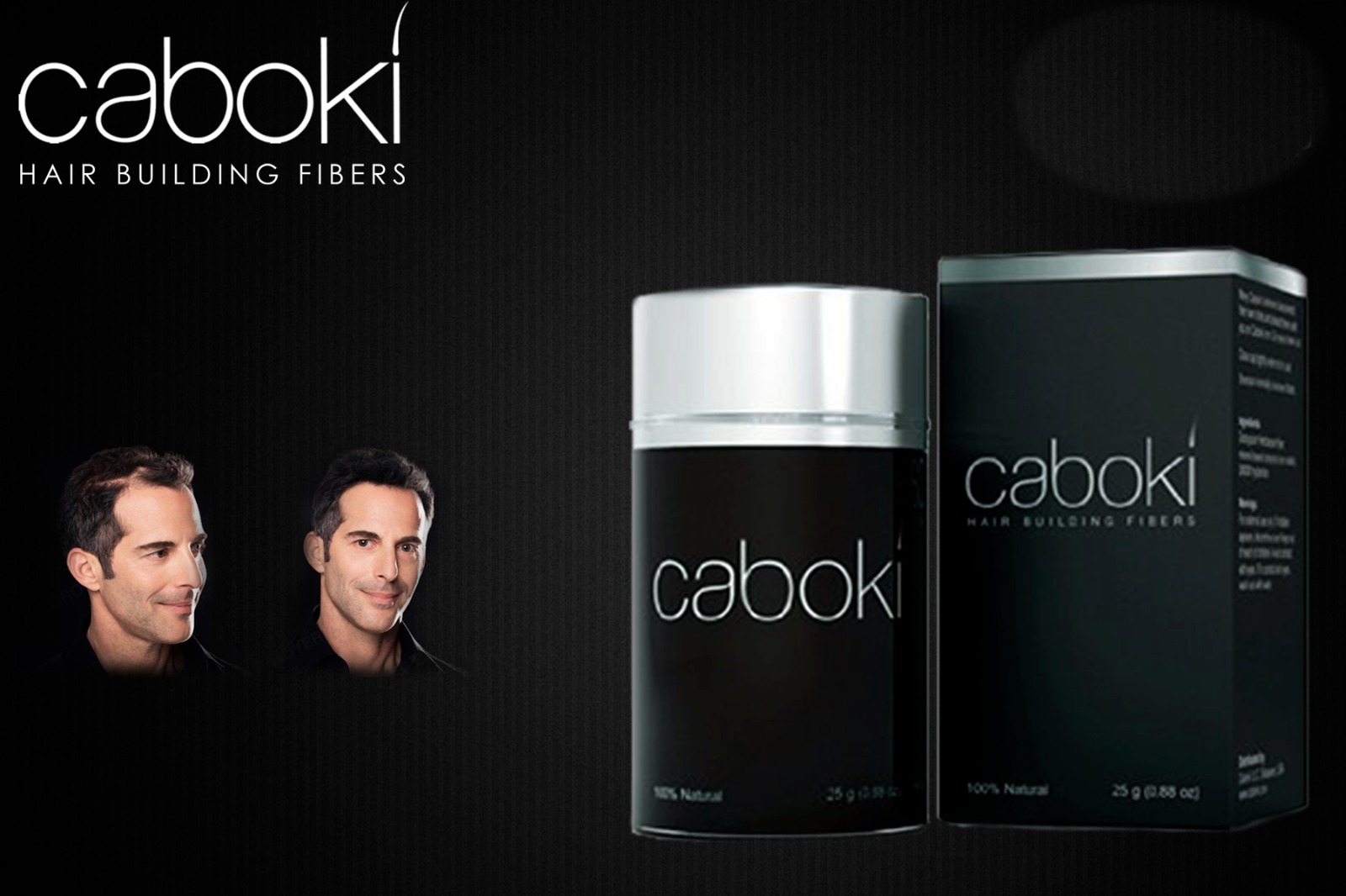 Caboki Hair Building Fibers  25g | Black | Dark Brown Hair building fibers  adds volume to thin hair - Image 11