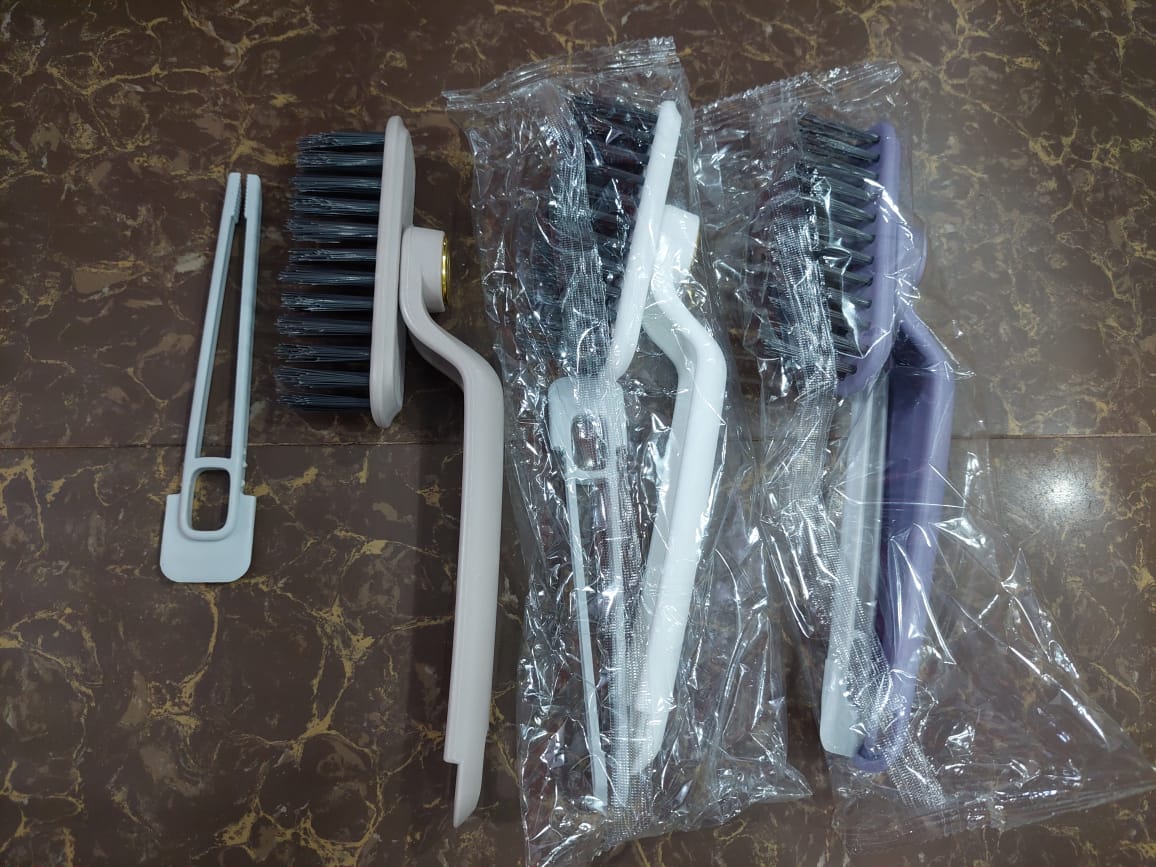 Multi-Function 360 Degree  Rotating Crevice Cleaning Brush,  Household Hard Bristle Crevice Gap Cleaning Tool (Random color) - Image 2