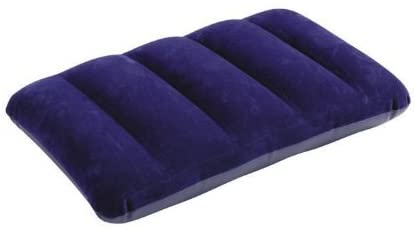 Inflatable Flocked Velvet Camping Sleeping Travel Pillow - Image 7
