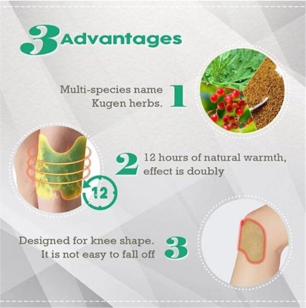 pack of 12  Knee Pain Relief Patch - Image 4