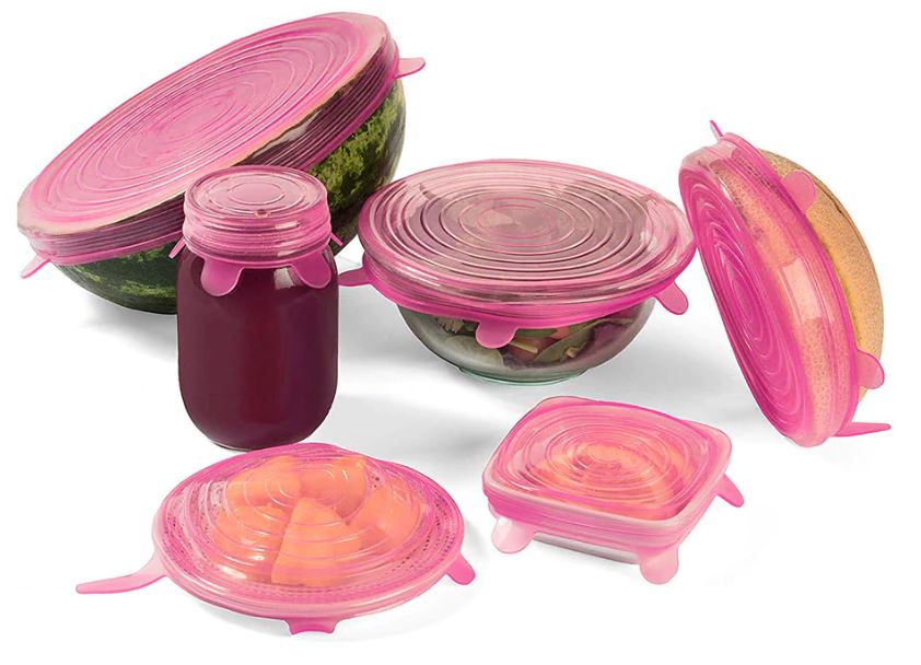 6Pcs Kitchen Reusable Silicone Seal Lid, Universal Silicone Stretch Lids for Food Preservation, Vacuum Food Storage, Bowl Cover and Cookware Cover for Kitchen and Home - Image 5