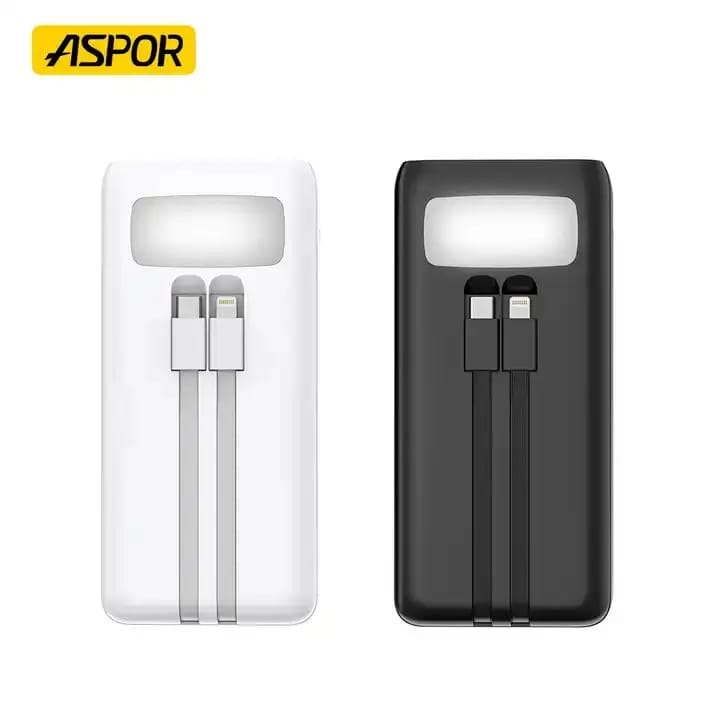 Aspor A350 50,000mAh - Fast Charging with Built-in Flashlight Power Bank for mobile and laptops  (Random color) - Image 10