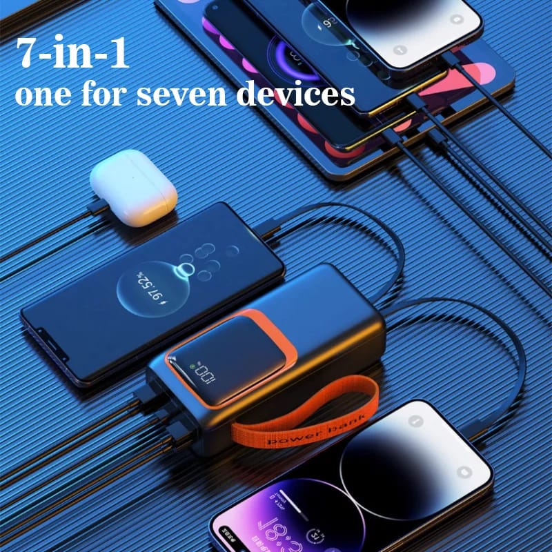 Aspor A350 50,000mAh - Fast Charging with Built-in Flashlight Power Bank for mobile and laptops  (Random color) - Image 11