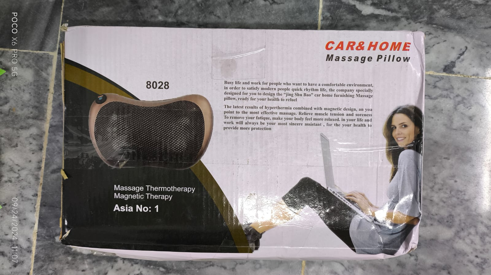 Car Head Massage Pillow Relax Vibrator Electric Shoulder Back Heating Kneading Infrared therapy shiatsu Neck Massager - Image 2