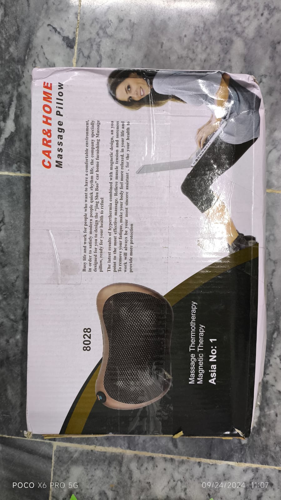 Car Head Massage Pillow Relax Vibrator Electric Shoulder Back Heating Kneading Infrared therapy shiatsu Neck Massager - Image 4