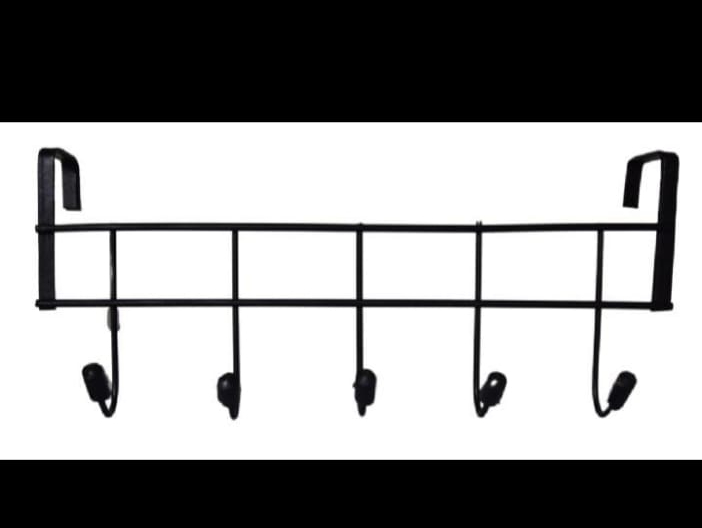 black METAL 5 HOOKS CABINET HANGER (random color) - Image 3