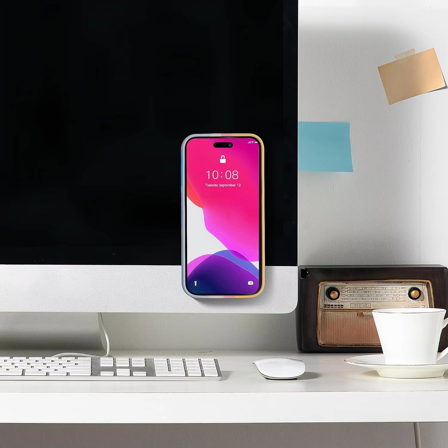 Mobile bubble Grip | Silicone Suction both side Bubble Grip Cup Phone Strong Grip Holder, Hands-Free use Mobile Phone Holder (Random color) - Image 10