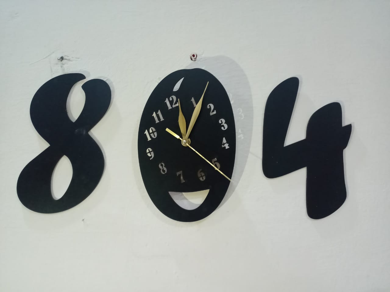 3d wall clock Wooden Wall Clock(804) - Image 3